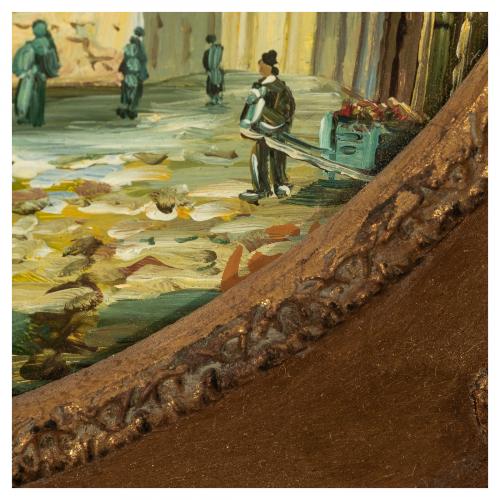 Escuela europea, s.XX. Gatos y Paisaje. 