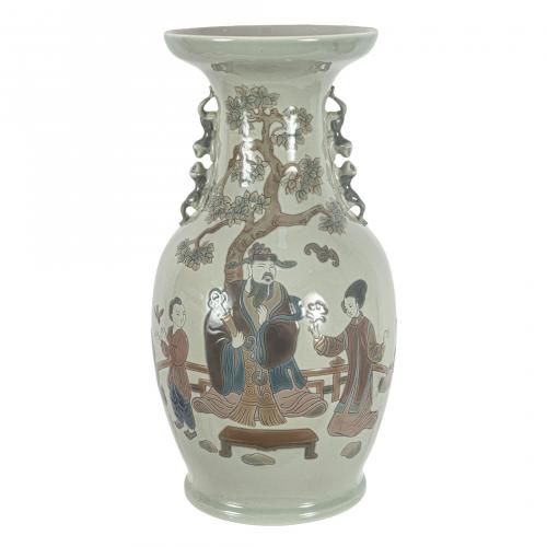 Jarrón Mandarín en porcelana de Lladró. España, 1973-1981.