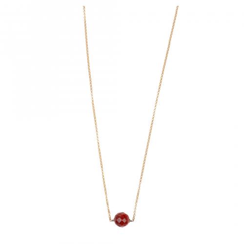 Juego de collar y pendientes en plata y plata dorada con cu