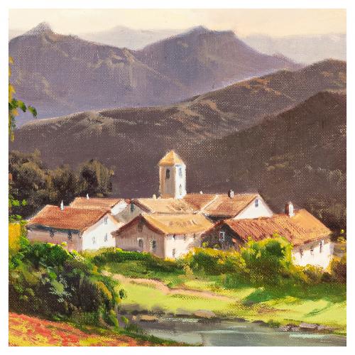 Salvador Caballero (Barcelona, 1943-2006) Campo olotino. 