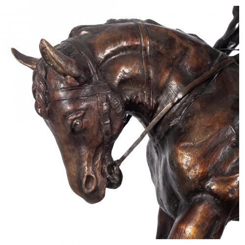 Escuela europea, s.XX. Jocker a caballo. 