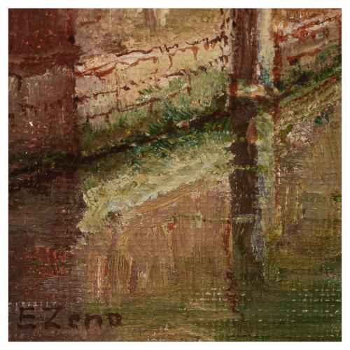 E. Zeno (Activo en Italia, 1880-1956) Vistas venecianas. 