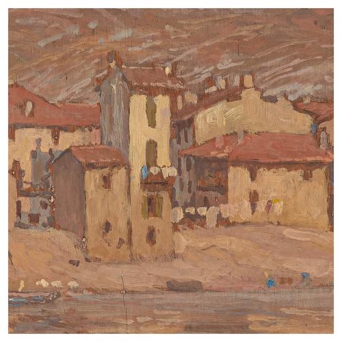 Giuseppe Galli (Vercelli, Italia, 1866-1953) Pescarenico. 