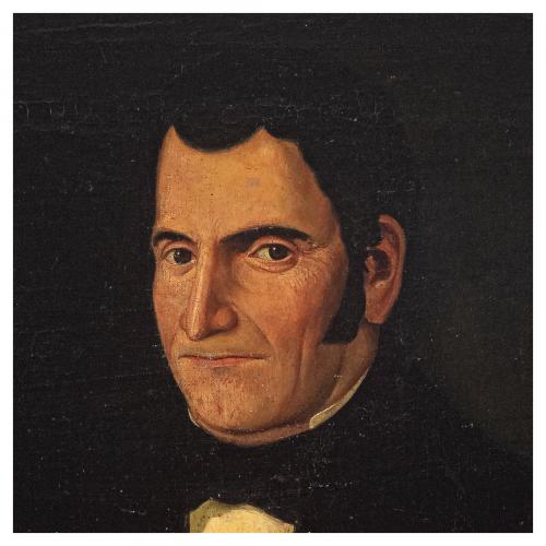 Escuela española, s.XIX. Retrato de caballero. 