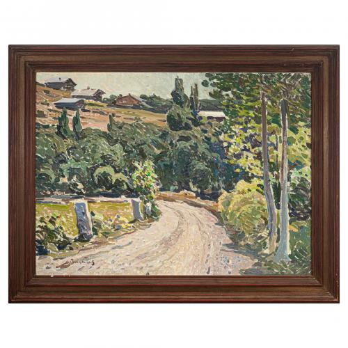 Josep Puigdengolas (Barcelona, 1906-1987) Paisaje. 