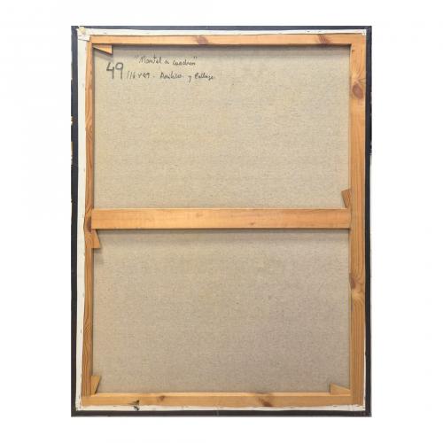 Diego López Granados (Úbeda, Jaén, 1959) Mantel a cuadros