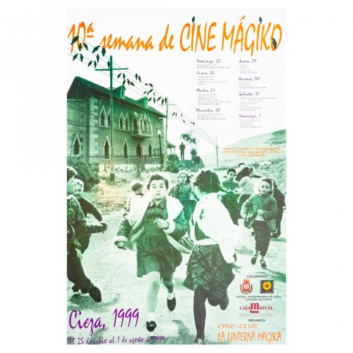 Lote de 15 carteles antiguos de cine. "La maldición del esc