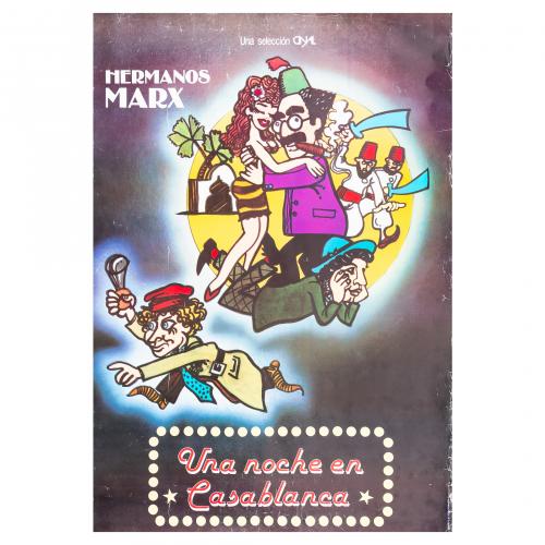 Lote de 15 carteles antiguos de cine. "La maldición del esc