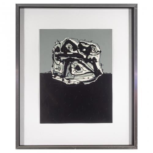 Antonio Saura (Huesca, 1930-Cuenca, 1998) El Perro de Goy