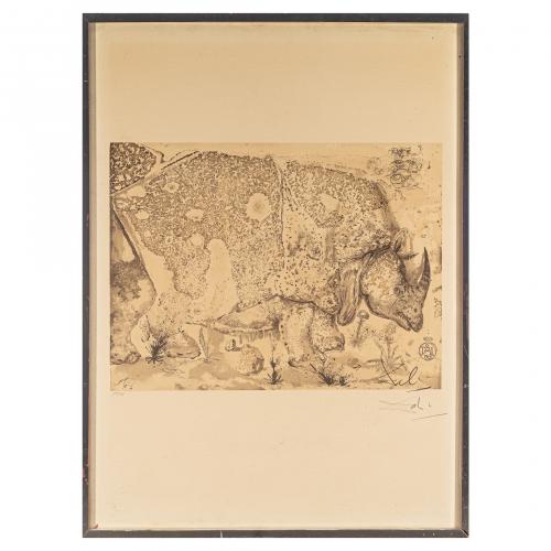 Salvador Dalí (Figueres, 1904-1989) Rhinoceros.
