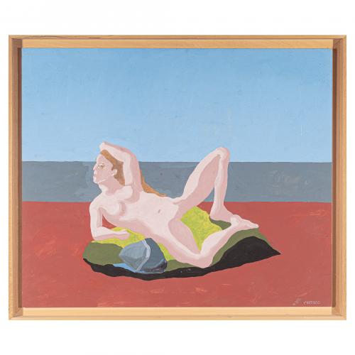 Jorge Castillo (Ponetvedra, 1933) Desnudo femenino. 