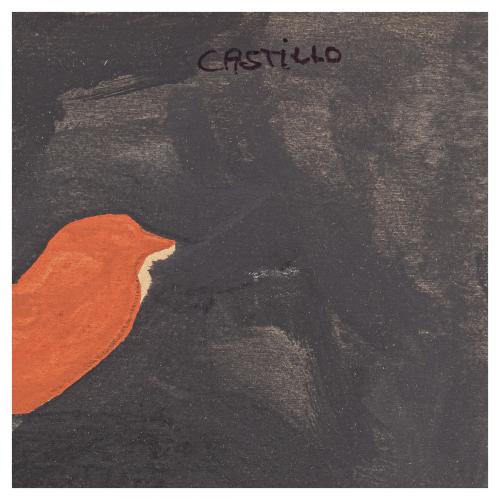 Jorge Castillo (Ponetvedra, 1933) Personaje y aves. 