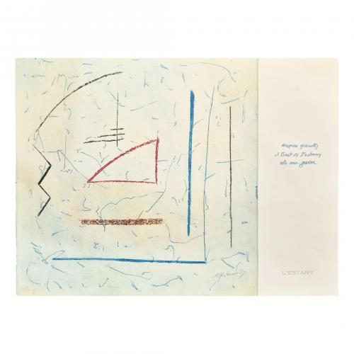 Albert Ràfols Casamada (Barcelona, 1923-2009) L&#39;Estany.