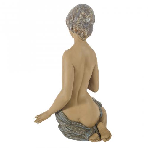 Desnudo de la rosa. Figura en gres de Lladró. España, 1978-