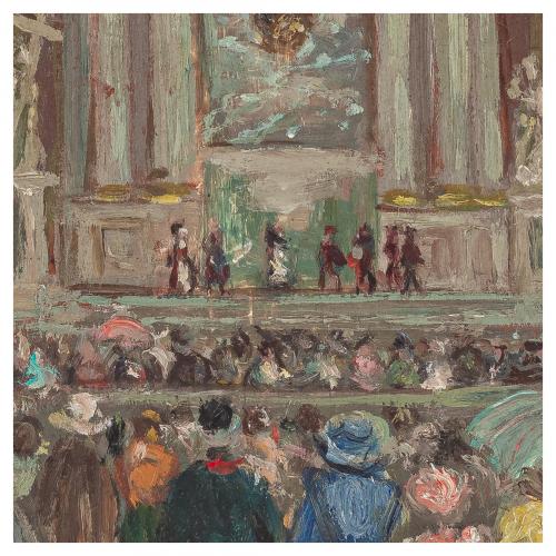 Constantino Gómez  (Valencia, 1865-1937) Interior de igle