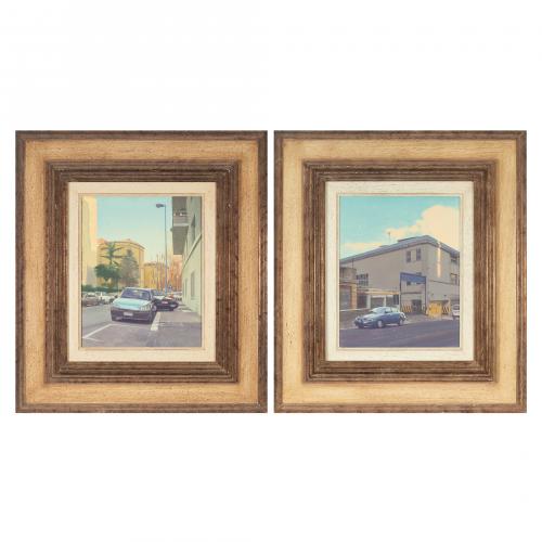 Jonathan Janson (New Jersey, USA, 1950)Vistas urbanas. 