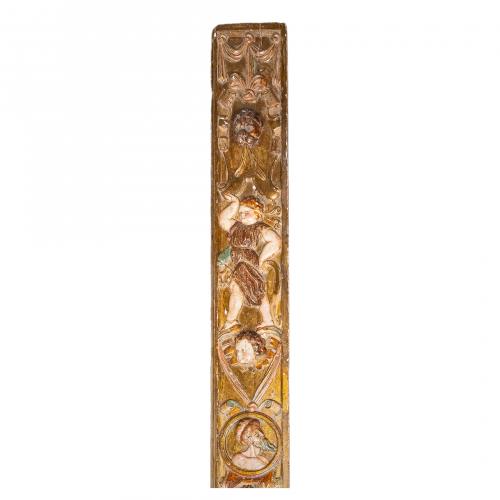 Escuela española, s.XVII. Pareja de plafones en relieve r