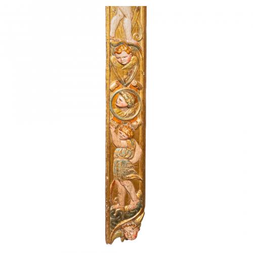 Escuela española, s.XVII. Pareja de plafones en relieve r