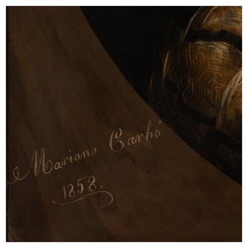 Escuela catalana, s.XIX. Retrato de dama. 