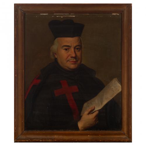 Escuela italiana, s.XVIII. Retrato del Papa Clemente XIII
