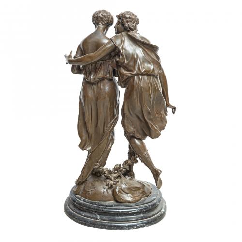 Escuela francesa, s.XIX. Pareja. 