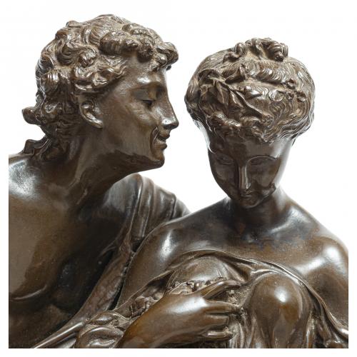 Escuela francesa, s.XIX. Pareja. 