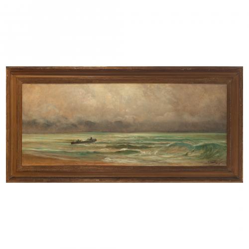 Ramon Martí Alsina (Barcelona, 1826-1894) Marina. 