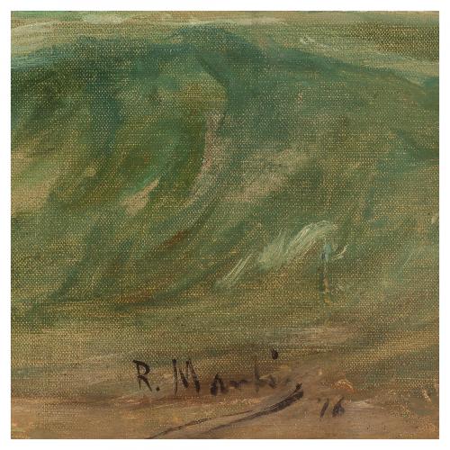 Ramon Martí Alsina (Barcelona, 1826-1894) Marina. 