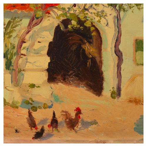 Francisco Roig Gutiérrez  (Menorca, 1882-1958) Paisaje ru