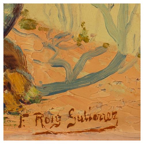 Francisco Roig Gutiérrez  (Menorca, 1882-1958) Paisaje ru