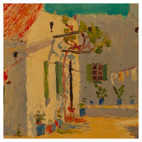 Francisco Roig Gutiérrez  (Menorca, 1882-1958) Paisaje ru