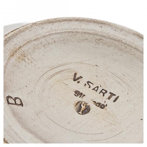 Juego de seis tazas de café con plato en plata española pun
