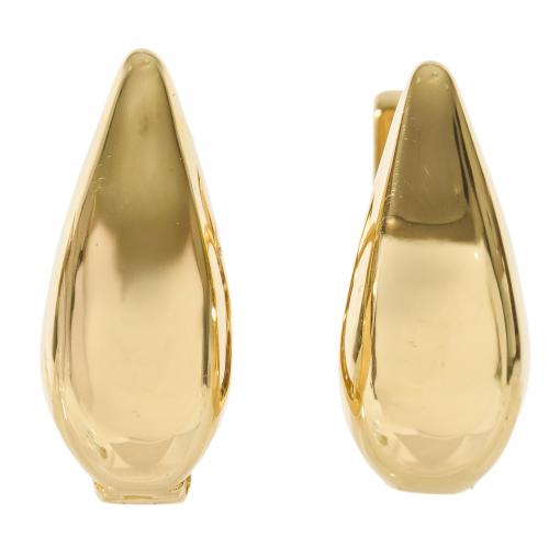 Pendientes criolla en oro. 2,50 gr. 