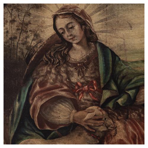 Escuela española, s. XVIII. Divina Pastora.