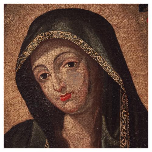 Escuela Novohispana, México, s.XVIII. Jesús y la Virgen M