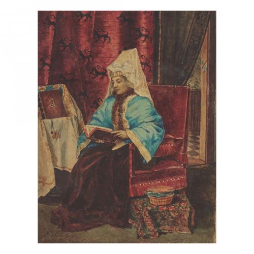 Máximo Juderías Caballero (Zaragoza, 1867-1951)Dama leyen