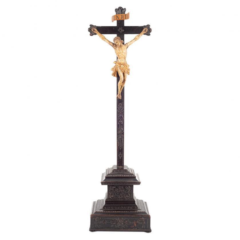 Escuela portuguesa, s.XVIII-XIX. Crucifijo.