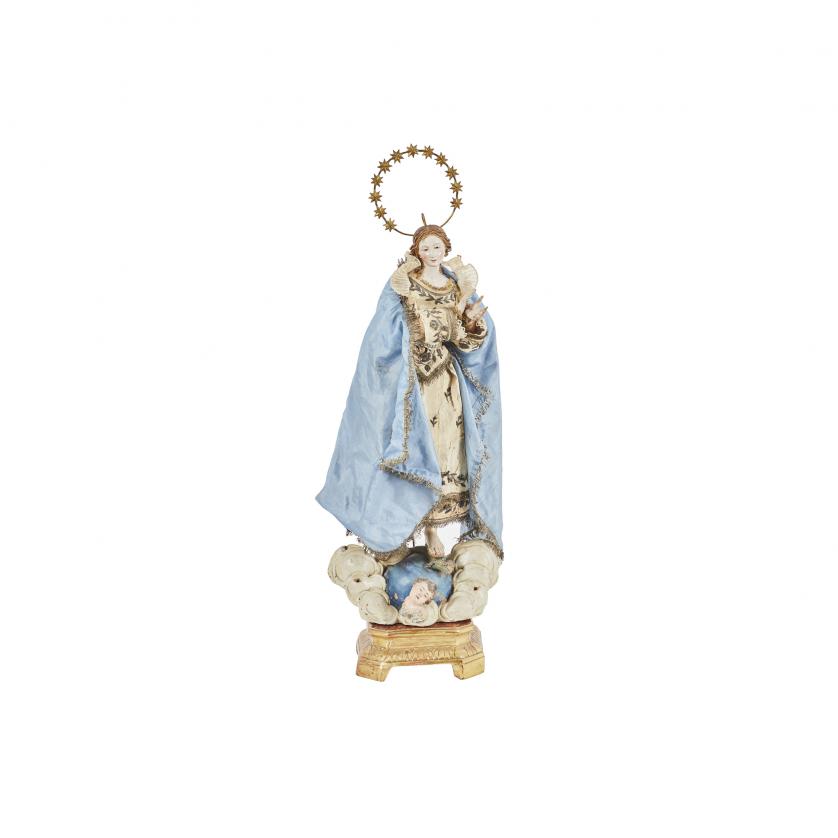 Escuela napolitana, s.XVIII. Virgen Inmaculada. 